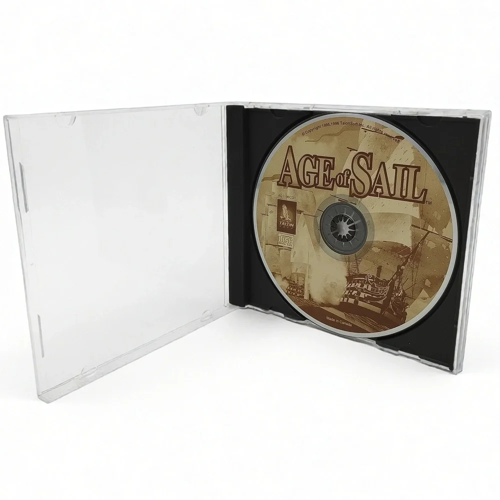 Vintage 1996 TalonSoft Age of Sail PC Game Big Box Naval Combat Strategy Sim